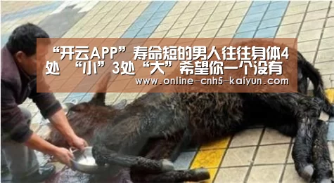 “开云APP”寿命短的男人往往身体4处 “小”3处“大”希望你一个没有(图3) 开云